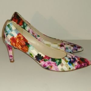 Nine West Heels w/"Flower" print